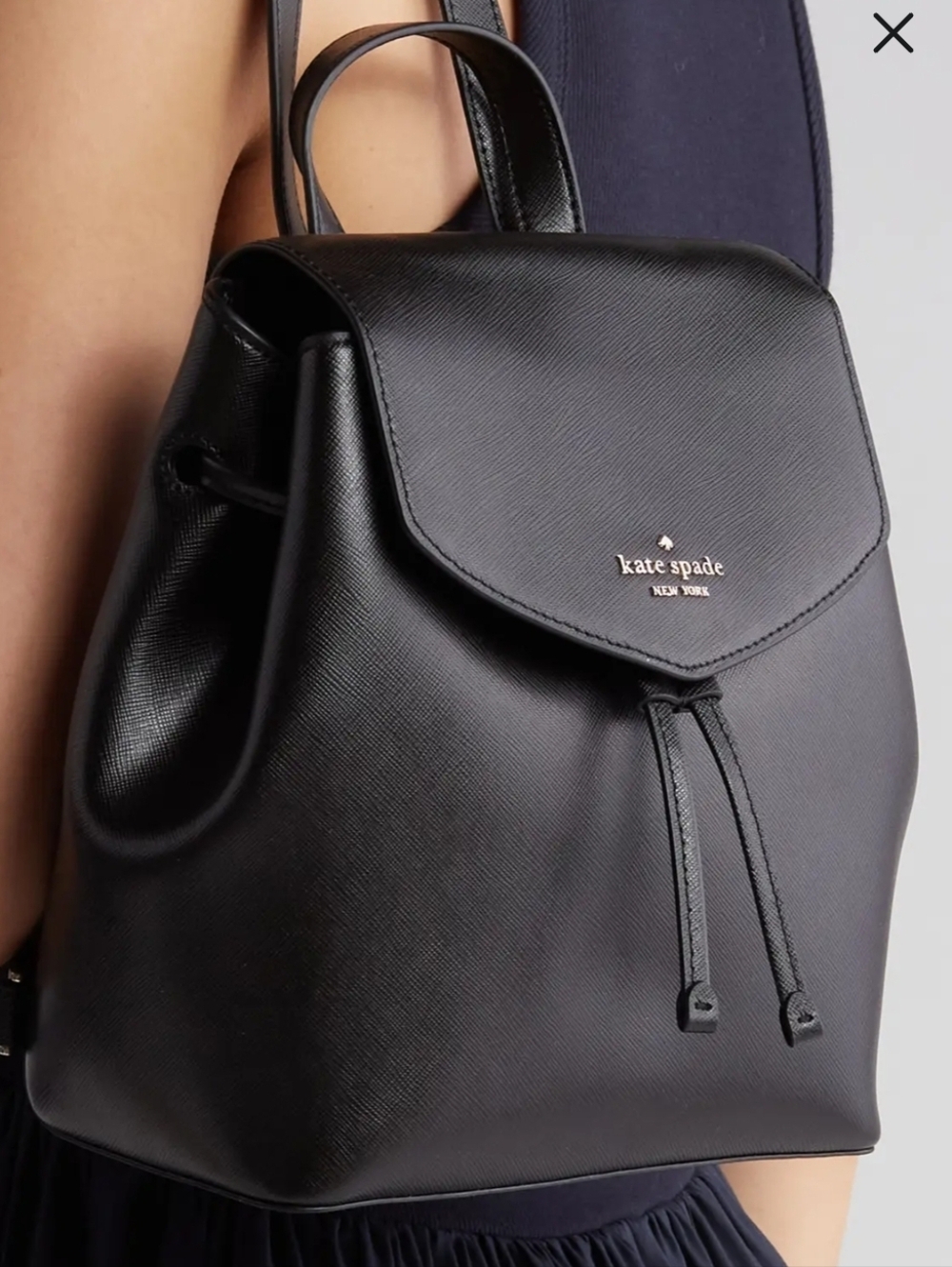 kate spade Lizzie Medium Flap Backpack Used Condition